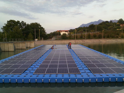 Impianto Fotovoltaico Galleggiante da 60 kWp per Consorzio Bonifica Sele
