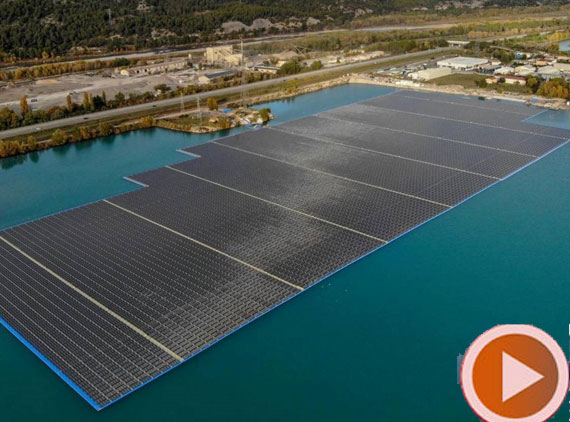 15 MW impianto fotovoltaico galleggiante NRG island