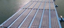 impianto fotovoltaico su diga